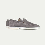 Classic Suede Loafer Grey